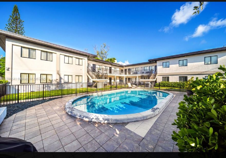 This charming 3-bedroom, 1-bathroom apartment offers a comfortable and inviting living space with the added a private pool. The open floor plan provides ample natural light, creating a bright and airy atmosphere throughout. 
The three well-sized bedrooms offer versatility for family living, guests, or a home office. The updated bathroom features contemporary finishes for a clean and modern look. Step outside to your private outdoor space, where you can enjoy a refreshing swim in the pool or unwind in the peaceful surroundings.

Locate local parks, schools, shopping, and dining.