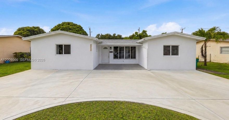 Fully renovated and move-in ready! This charming 3-bedroom, 2-bath home with a versatile additional room/den sits on a spacious 8,578 sq ft lot. Step inside to an open-concept floor plan featuring a modern kitchen with stainless steel appliances, sleek finishes, and plenty of cabinet space perfect for entertaining or everyday living. The home offers generously sized bedrooms, ample closet space, and beautifully updated bathrooms with a clean, contemporary design. The additional room is ideal for a den, home office, guest room, gym, or playroom, adding extra value and functionality. Outside, enjoy a large yard with fruit trees and room to customize, garden, or entertain.