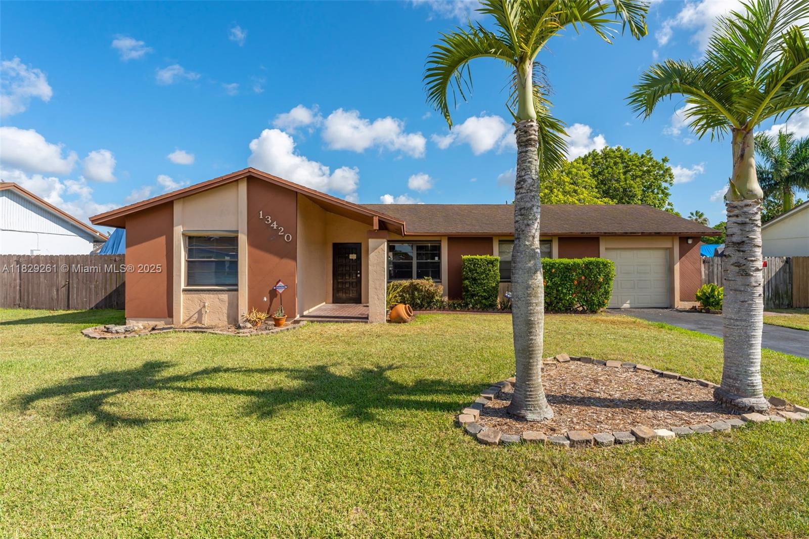 Rarely available in the highly desirable Kendale Lakes neighborhood, this 4-bedroom, 2-bathroom home offers an unbeatable central Miami location with no HOA. The home features a spacious split-bedroom floor plan, a large galley kitchen with a breakfast area, and a 1-car garage. Enjoy a spacious yard and a side patio with room for a boat or recreational vehicle. Situated within walking distance to scenic parks and top-rated schools, and just minutes from the Florida Turnpike, major highways, and shopping centers, this property offers both convenience and lifestyle. A great opportunity to own in one of Miami’s most sought-after communities, this one won’t last!