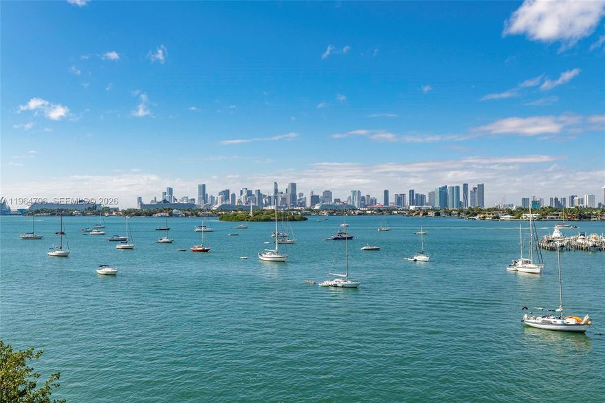 Presenting a rare luxury residence at the prestigious AnaCapri Building: Residence #501 is a full-floor home featuring 3 bedrooms and 2.5 bathrooms, with unobstructed water and Miami skyline views a true sanctuary in South Beach’s most coveted location. 
Meticulously designed with floor-to-ceiling windows, this extraordinary condo showcases panoramic views of Downtown and Biscayne Bay. The sophisticated interior features a remarkable kitchen, custom-designed closets, and elegant bathrooms with refined shower and tub configurations. Direct elevator access ensures exceptional privacy, while expansive sliding doors create a seamless transition to a private terraces. 
Ideally located just steps from Lincoln Road, Sunset Harbour, and the Atlantic Ocean, this residence embodies refined Miami Beach living within an ultra-exclusive boutique building of only six residences. Boat dock available for rent or sale.