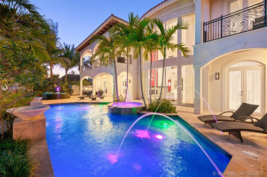 This newer construction, luxury waterfront home is located in one of South Florida's prime boating communities, Lighthouse Point. A boaters dream--sitting upon 100ft of prime waterfrontage, including a fully equipped dock, just minutes from the intracoastal. This 6bed/6full bath, 2half bath 6,400+sqft smart home has a beautiful contemporary layout, massive rooms, tremendous ceiling height, and endless details throughout. Warm flooring, amazing layout and impeccable design make this home the best deal in Lighthouse Point.