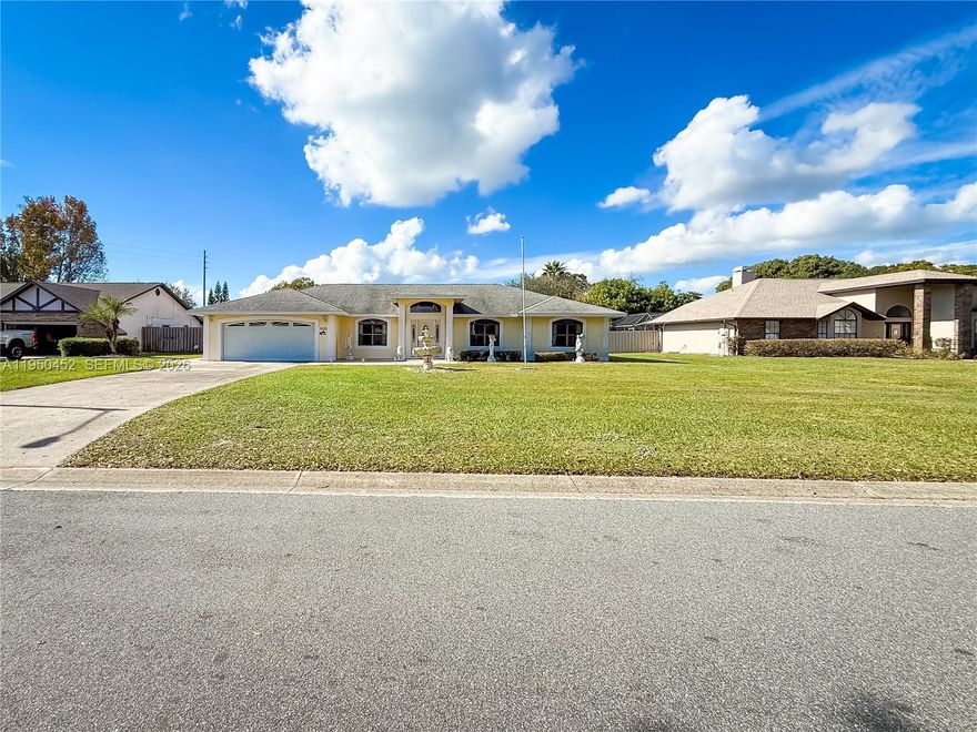 Welcome to this well maintained, single story home tucked inside the quiet and established Brighton Place community. Offering 4 bedrooms, 2.5 baths, and over 2,300 square feet of living space, this residence sits on an expansive 15,000 sf. lot, providing the space, privacy, and flexibility today’s buyers are looking for.

Lovingly cared for over the years, the home reflects true pride of ownership and offers a move in ready foundation with the opportunity to personalize and update to your taste—WITHOUT PAYING A PREMIUM FOR SOMEONE ELSE’S DESIGN CHOICES. The functional layout is ideal for everyday living, featuring generous room sizes, a screened porch, and ample outdoor space with room to add a pool or create your own backyard retreat.

Additional highlights include a rare central vacuum system and prime location in a low traffic neighborhood with a minimal annual HOA, this home offers a rare blend of space, quiet, and convenience.

Enjoy easy access to major highways, nearby parks, shopping, dining, and everyday amenities. Priced with intention to reflect condition and opportunity, this is an excellent option for buyers seeking a spacious home and lot they can truly make their own.
