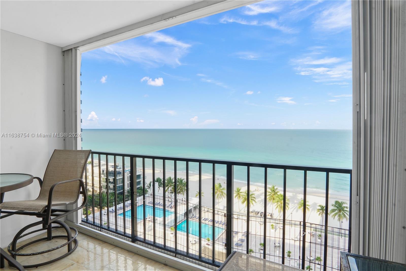 STUNNING FULLY REMODELED FURNISHED CORNER UNIT WITH SPECTACULAR DIRECT OCEAN VIEWS. THIS EXCEPTIONAL 2 BEDROOM 2 BATH CORNER UNIT FEATURES A FLEXIBLE BONUS ROOM THAT CAN SERVE AS A DEN, OFFICE OR EXTRA BEDROOM WITH A CONVERTIBLE COUCH/BED. ENJOY A SPACIOUS AND THOUGHTFULLY DESIGNED FLOOR PLAN LOCATED NEAR A BRAND NEW PUBLIX TO OPEN SOON, AVENTURA MALL, TOP RATED RESTAURANTS AND THE ICONIC HOLLYWOOD BOARDWALK, THIS RESIDENCE OFFERS BOTH CONVENIENCE AND LUXURY. THE FULL SERVICE BUILDING PROVIDES AN ARRAY OF AMENITIES INCLUDING 2 POOLS, 2 GYMS, PRIVATE BEACH ACCESS AND AN ON SITE RESTAURANT.