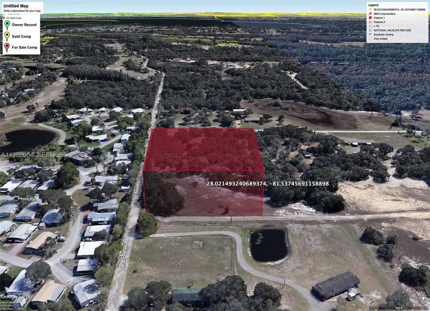 Don’t miss this rare 2.24-acre corner lot in rapidly growing Haines City! Zoned residential and ready for your ranch-style or custom home, this double lot provides easy road access, peaceful surroundings, and no HOA or CDD. Enjoy the best of both worlds—quiet living only 10 minutes from Lake Marion and a short drive to town amenities. Perfect spot to build your Florida lifestyle!