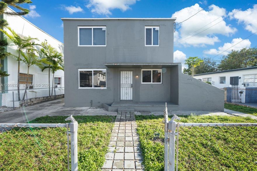7,500 SF lot. Miami zoning 3900: 38-62 units per acre by code. Three renovated doors generating cash flow today, all on annual leases with 30-day vacate clauses. New roof. Impact windows. Central A/C. New kitchens. New baths. New flooring. New appliances. Washer/dryer in unit. Open parking on site. Walk to Brickell City Centre, Calle Ocho, The Wharf, Mary Brickell Village. Two miles to I-95 and I-395. Buyer holds renovated income while keeping every option open. Tenant occupied. 48-hour notice required. Submit all offers via MLS Offers.