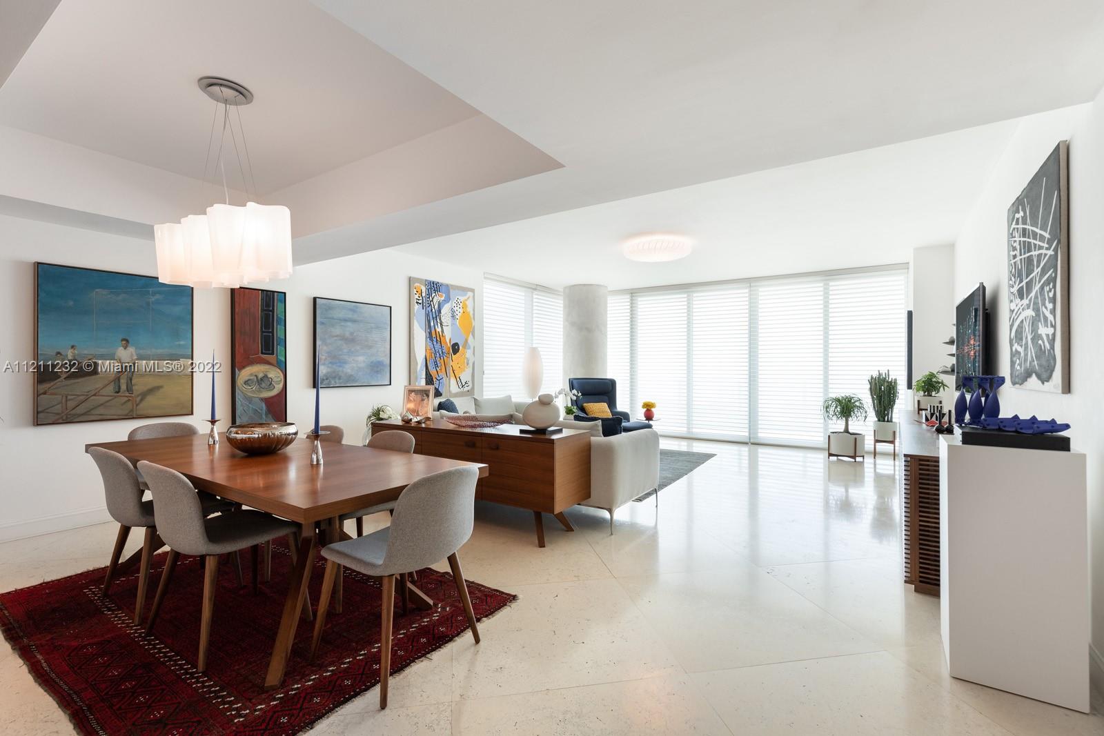 Beautiful 3-bedroom, corner unit in the highly-desirable Grovenor House. Situated on Coconut Grove’s South Bayshore Drive, this unit features glorious views of Biscayne Bay + marinas. The functional floor plan provides for generous living spaces, a sleek kitchen + great storage. The unit includes 3 deeded parking spaces + climate controlled storage. Enjoy the best of the Coconut Grove lifestyle at Grovenor House with incredible amenities, including 24-hr security + concierge service, valet, gym, spa, resort-style pool, cabanas, tennis court, basketball court, outdoor kitchen/bbq area, and both a children’s playroom + playground. The perfect blend of style, luxury + location. Iconic Grovenor House is THE place to be!