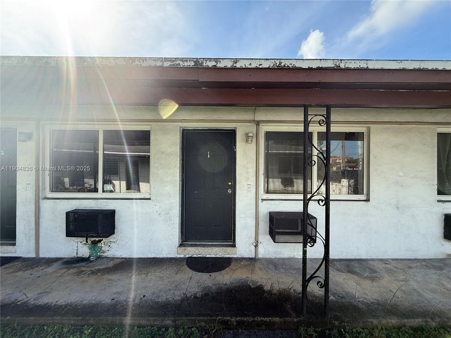 1 bedroom 1 bathroom unit in North Miami available immediately. Enjoy tile flooring throughout, spacious living area and kitchen. Water and one parking spot included. Secure your new home with first, last and security deposit. Housing vouchers are welcome. Schedule your tour today.