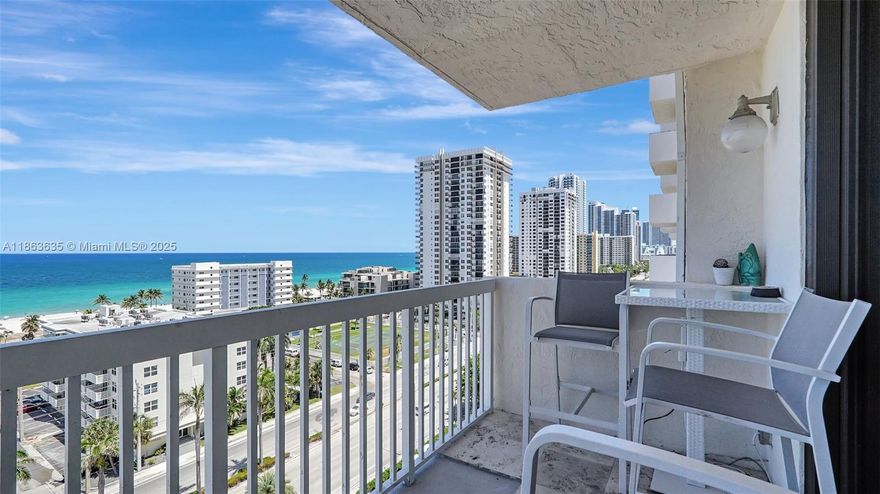 **Back on Market, Buyer couldn't get financing** The Best Direct Ocean View Unit at the Lowest Price** Priced for immediate sale. Panoramic Direct East Ocean and city views from both bedrooms and living & dining room. New Floor to Ceiling Impact Windows & Doors, lots of natural light, split floor plan, neutral tile in living areas & Wood in Bedrooms. Perfect condition unit. Furnished optional. 40 year cert paid by Seller.  Gorgeous Renovated Lobby & Hallways, Intracoastal Pool, Gym Sauna, Library, guarded Front Desk, Cable Tv, Assigned Parking. No Pets, can rent after 1 year. Washer/Dryer on same floor. World Famous Hollywood Beach, Boardwalk, nightlife, 10 mins from Airport, Aventura Mall, Race Track.  Inspection Just done, report available.  Owner financing with 50% down.