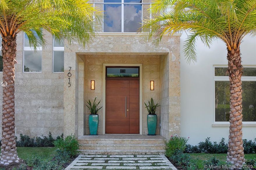 Be the first to enjoy this brand new contemporary transitional-style home in a prime,gated corner Ponce Davis location. Add your personal touches to the sleek, open interiors & high volume ceilings, all bathed in natural light and framed by verdant views.Spacious living areas w/open plan living, dining and kitchen open to generous family room all open to the outdoor beach-entry oversized pool & spa, gazebo & guest house. Main house incls 2/2/1 downstairs & 4/4 upstairs. Guest/pool house has a cabana bath & 1/1 upstairs suite. Contemporary finishes stone façade, stunning high design wood front door, aluminum exterior railings, interior glass railings, stone & wood floors, Italian style custom kitchen, Wolf & Subzero appl. Front motorcourt & side driveway entrance, all Gated. Elevator shaft.