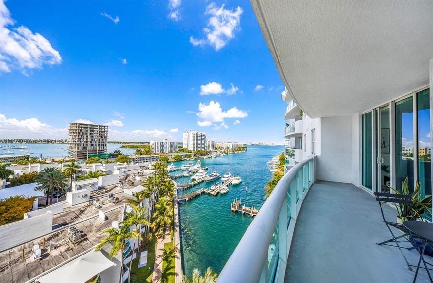 Beautiful fully furnished 2-bedroom, 2-bathroom apartment with stunning unobstructed views of Biscayne Bay and a spacious private balcony to enjoy the waterfront scenery. The unit includes an in-unit washer and dryer and one assigned covered parking space.

Located in 360 Condominium, an exclusive gated waterfront community in the heart of North Bay Village. Residents enjoy resort-style amenities including two swimming pools, two fitness centers, sauna, private marina, 24-hour security, and complimentary valet parking.

Ideally located just minutes from Miami Beach, Downtown Miami, and major highways, with easy access to restaurants, shopping, and entertainment.

Available fully furnished for rentals from 6 to 12 months. Price may vary depending on season and lease term.