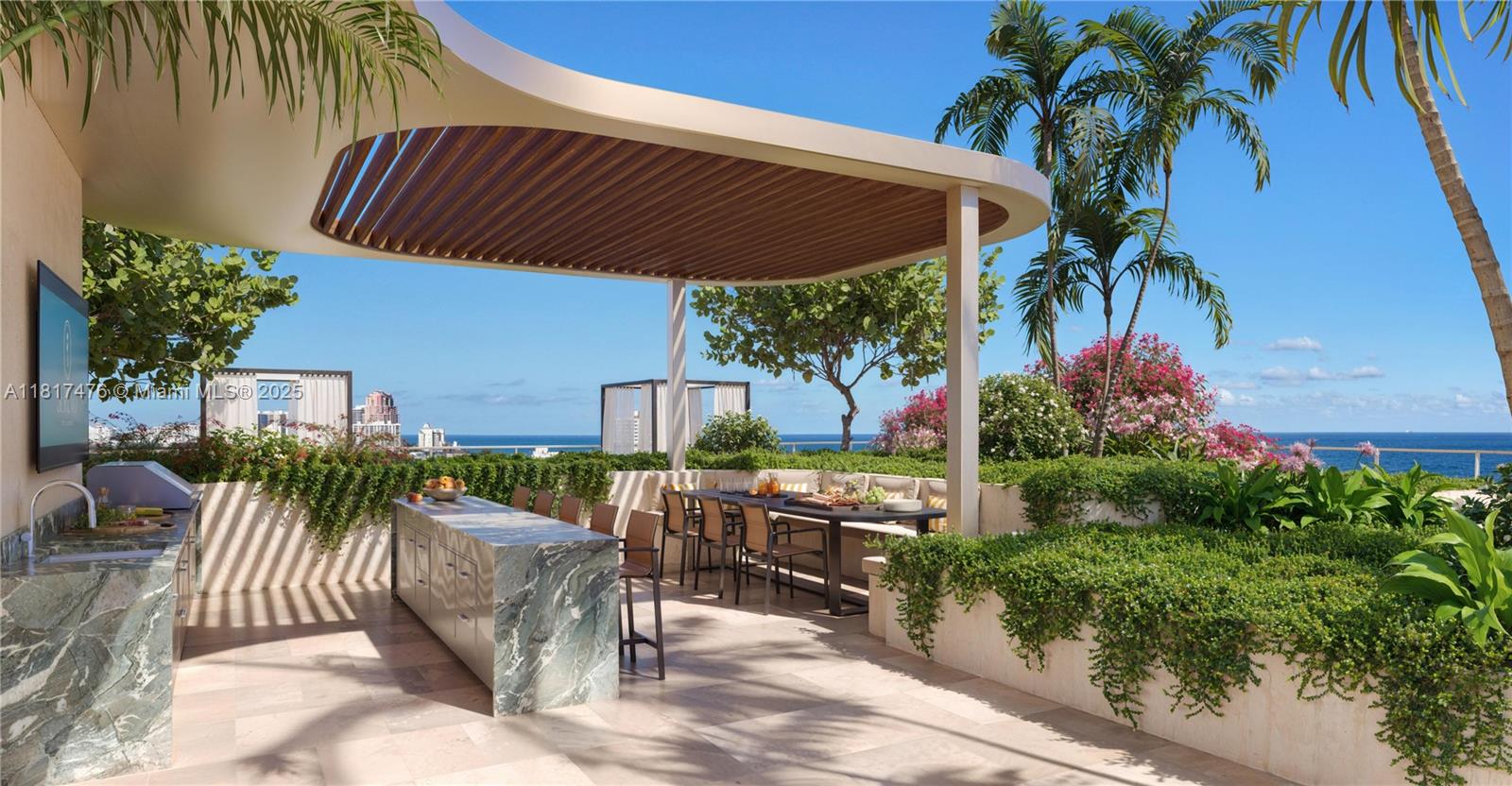 NEW CONSTRUCTION! Nestled between the Intracoastal Waterway, the Atlantic Ocean, and Hugh Taylor Birch State Park, Sereno rises as a masterpiece of boutique living and modern elegance in Fort Lauderdale. An all-glass, sculptural design flows seamlessly, with floor-to-ceiling windows dissolving the divide between nature and luxury. Unwind in your light-filled home or savor views on your private terrace. Sereno offers an elevated lifestyle and beauty at every glance. Offering elevated resort-inspired amenities including a rooftop pool, cold plunge, infrared sauna, state-of-the-art fitness center, Rooftop pickleball court, family lounge, and more. This is your opportunity to embrace effortless coastal living with dedicated beach services and exclusive access to the Bonnet House.