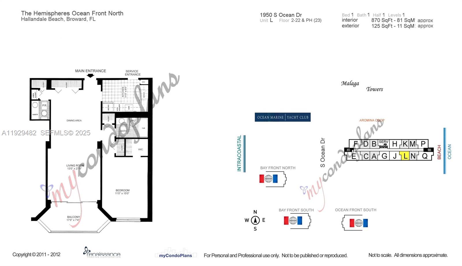 HEMISPHERES CONDO - Residential Lease