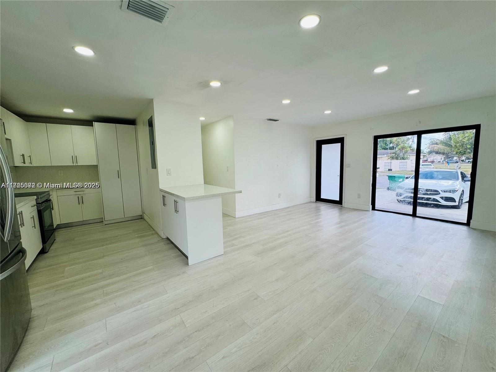 Beautifully remodeled 3-bedroom, 1-bath home in Miami Gardens, ready for you to move in. This property features brand-new finishes throughout, including high-quality appliances such as a washer and dryer. The bedrooms and living room provide comfortable living spaces, while the backyard offers a great spot for outdoor activities or relaxation. There's plenty of parking space for multiple vehicles, making it convenient for families or gatherings. Situated on a quiet cul-de-sac with minimal traffic, this home is perfect for those seeking peace and privacy. Don't miss this opportunity!