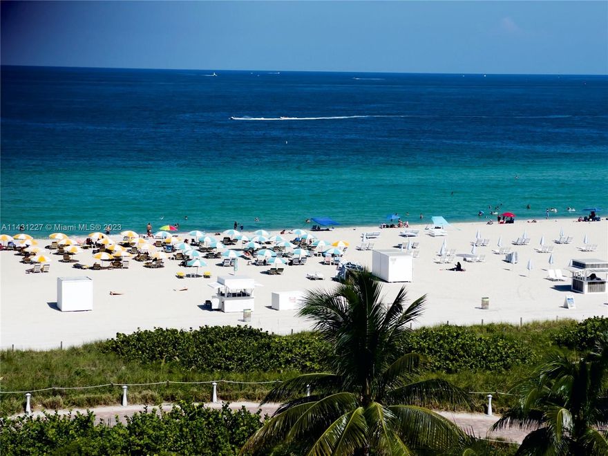BEACH LOVERS! Direct Ocean Front on the Sand In The Most Exclusive and Sought after Neighborhood- “South Of Fifth” on World Famous Ocean Dr. Available for a 6 month or 1 year lease. Tastefully Furnished with Fully Stocked Kitchen and Linens, Balcony w/Ocean Views, Covered Parking, 2 T.V.'s, Private Beach Access for Residents Only -Lowest Priced Apartment Directly on the Ocean, Free Membership to the 3rd St. Beach Club Right Out Your Backdoor -Chairs & Umbrellas Every Day, This has Everything you need !- Just pack your Sandals, Sunscreen and Toothbrush. Click on Virtual Tour for video of property and neighborhood.  Proof of employment, 3 months paystubs or direct deposits, 3 months of bank statements and credit report 650+.