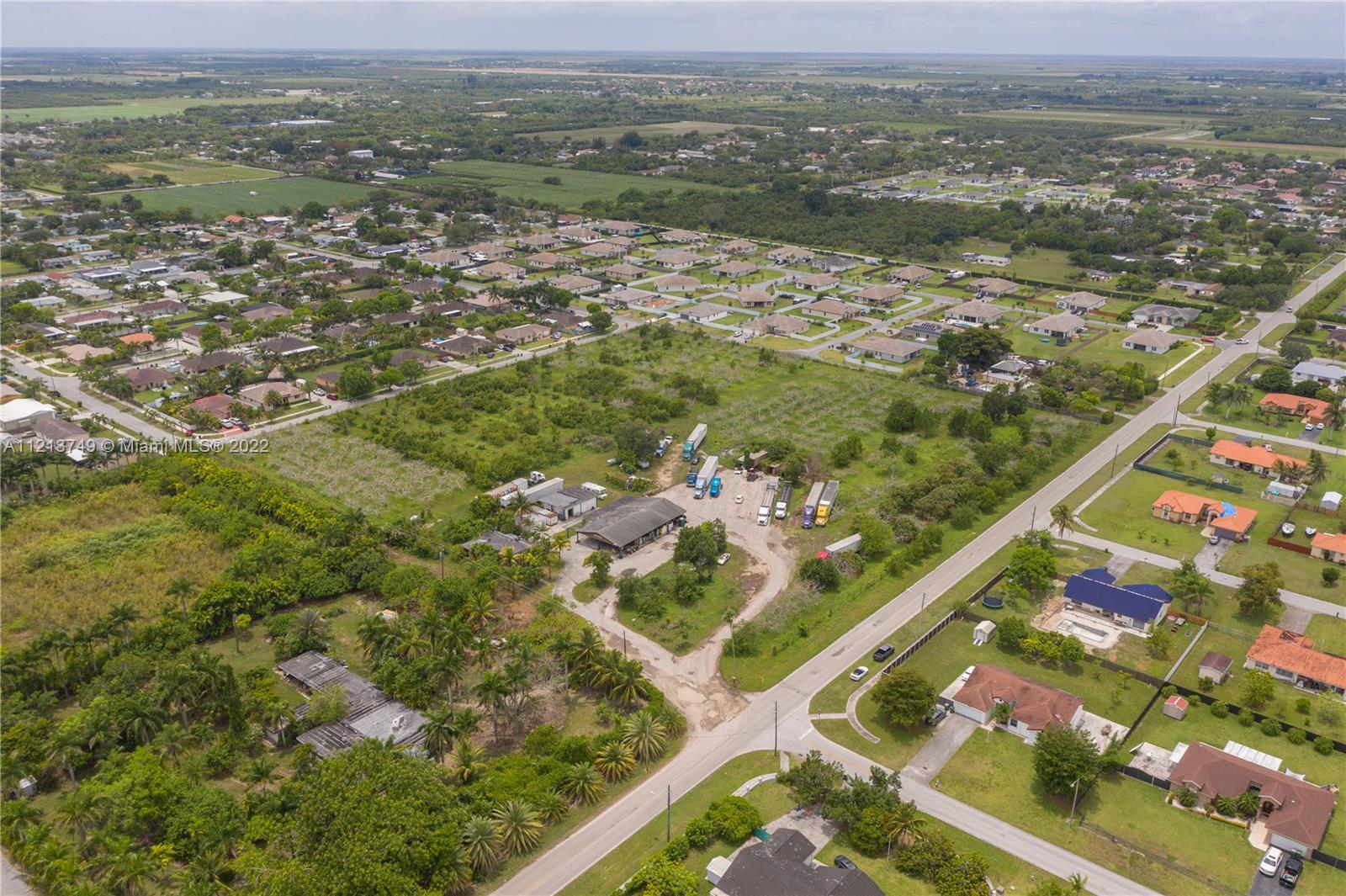 Great Opportunity for DEVELOPERS!!! 2 folios being sold together for a total of almost 10 acres. ( 30-7811-000-0480 & 30-7811-000-0510).Builders can construct 22 to 23 SINGLE FAMILY HOMES (15,000 sqft each). Both parcels are being sold together. Zoned EU-M inside the UDB. There is a livable 3/1 CBS block home on the property but priced for land value.