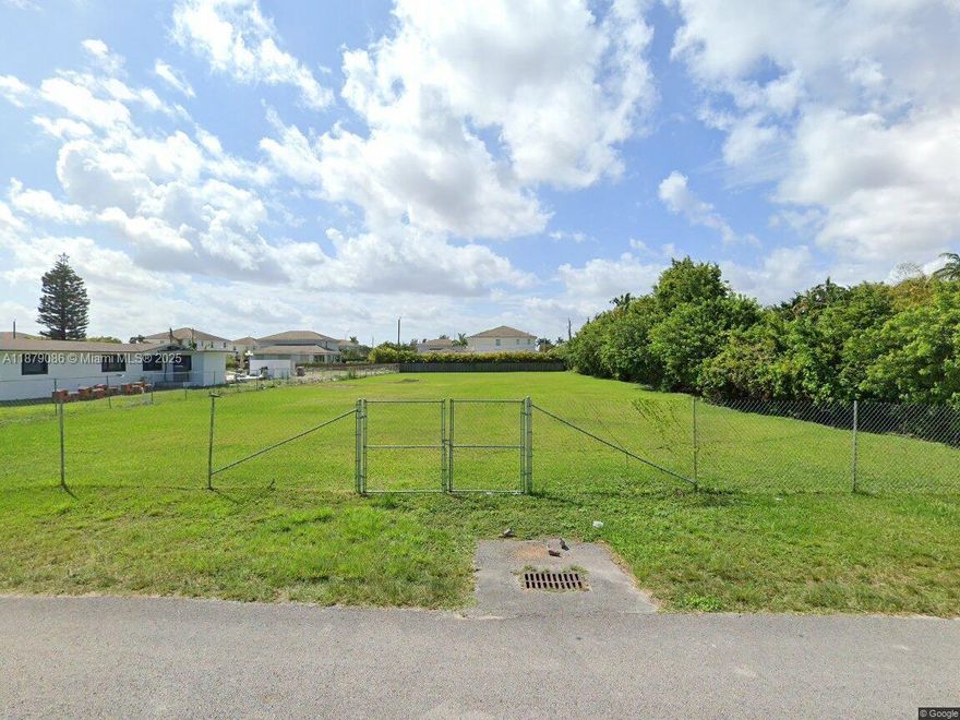 Discover nearly 0.78 acres of cleared, fenced land in desirable NW 120th Ave, Miami-33182. Zoned residential, this oversized lot is perfect for building your dream home or holding as a smart investment. With an Eastward front exposure you get both convenience and potential. Prime location in Tamiami, minutes from schools, shops, and everything you need — ready for you to make it yours.