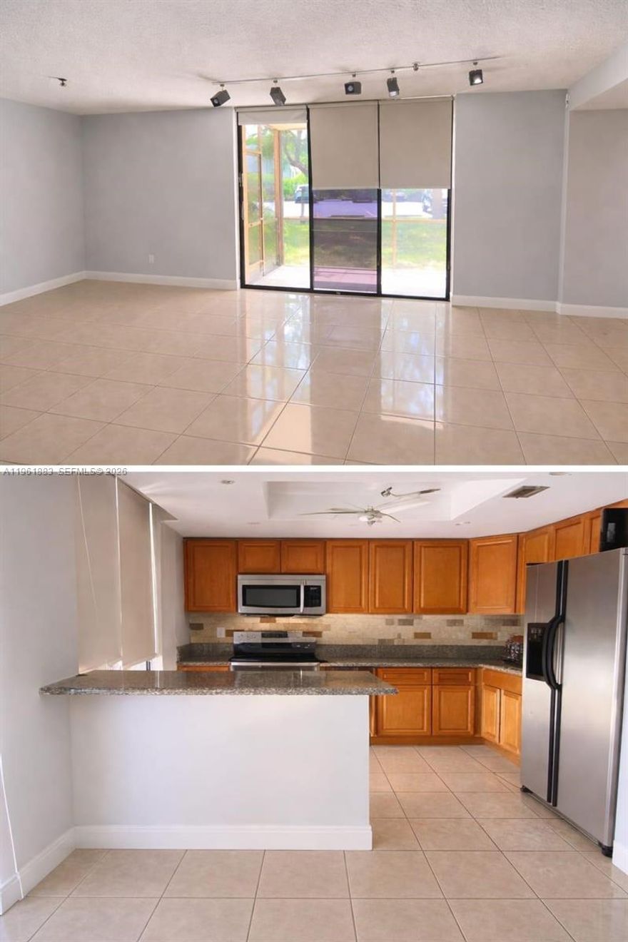 Beautiful and spacious 2 master bedroom / 2 bathroom Apartment, Fully equipped Kitchen with Stainless Steel Appliances, Large Living/Dining Area with big screened porch. New laminate flooring in bedrooms and bathrooms.
Direct access to Apartment from your parking space!! 24-hr security. Enjoy great amenities, Pool, Sauna, BBQ area, Billiard room, Hobby Room, Gym, Laundry room and more! Location Location!!! Close to restaurants, Oleta River  State Park, and Haulover Beach. just minutes from the Aventura Mall, and 195, Easy access to major Highways.