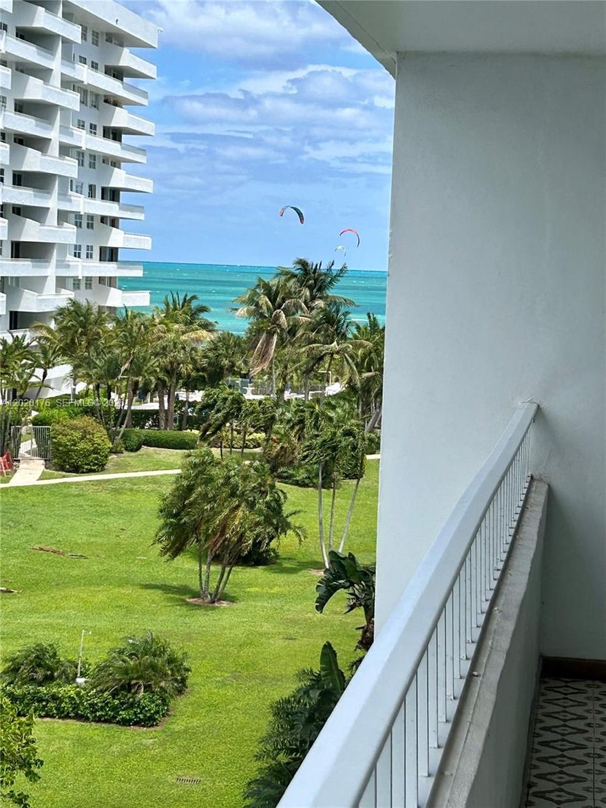 Island living at its best. Spacious 2/2 with large kitchen. You’ll love lounging in the balcony with North facing views overlooking the pool, Crandon park and partial Ocean views. Gated building with 24/7 security, lobby concierge, pool, bbq area, gym, tennis courts and private beach access with chairs and umbrellas. One covered parking space and guest parking. Text Listing agent for showings.** more pictures coming in the next couple of days**