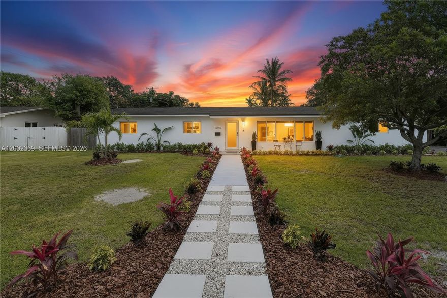 Discover the perfect blend of suburban tranquility and sought after Miami convenience in this impeccably upgraded Kendall estate. Situated on a quiet, picturesque street where friendly neighbors and beautifully landscaped lawns reflect a deep sense of pride of ownership. This move-in-ready residence features elegant porcelain tile flooring throughout. Offering the ultimate peace of mind, hurricane impact windows and doors throughout. The interior boasts a warm, modern aesthetic, the kitchen and bathrooms are thoughtfully upgraded, immediate comfort and lasting value. The true centerpiece of the home is the massive, fenced-in backyard-a private 15,000 square foot canvas ideal for a luxury pool, tropical landscaping, and outdoor entertainment. The home includes a spacious attached 2-car garage and a massive driveway with ample room for vehicles and storage. Also yours is a double swing gate wide enough to securely park a large RV and Boat in the backyard. Perfectly situated in the 33176 ZIP code, you are moments from top rated schools Vineland K-8 Center, Miami Killian Senior High. Minutes from Baptist Hospital. Nearby Kendall Indian Hammocks and Continental Parks offer Tennis and beautiful green spaces to walk. If you enjoy golf, top rated Palmetto & Miccosukee Golf Courses are nearby. With premier shopping at The Falls and Dadeland nearby, plus easy access to US-1 and the 874 Expressway, this property offers a secure and spacious lifestyle in a premier Miami enclave.