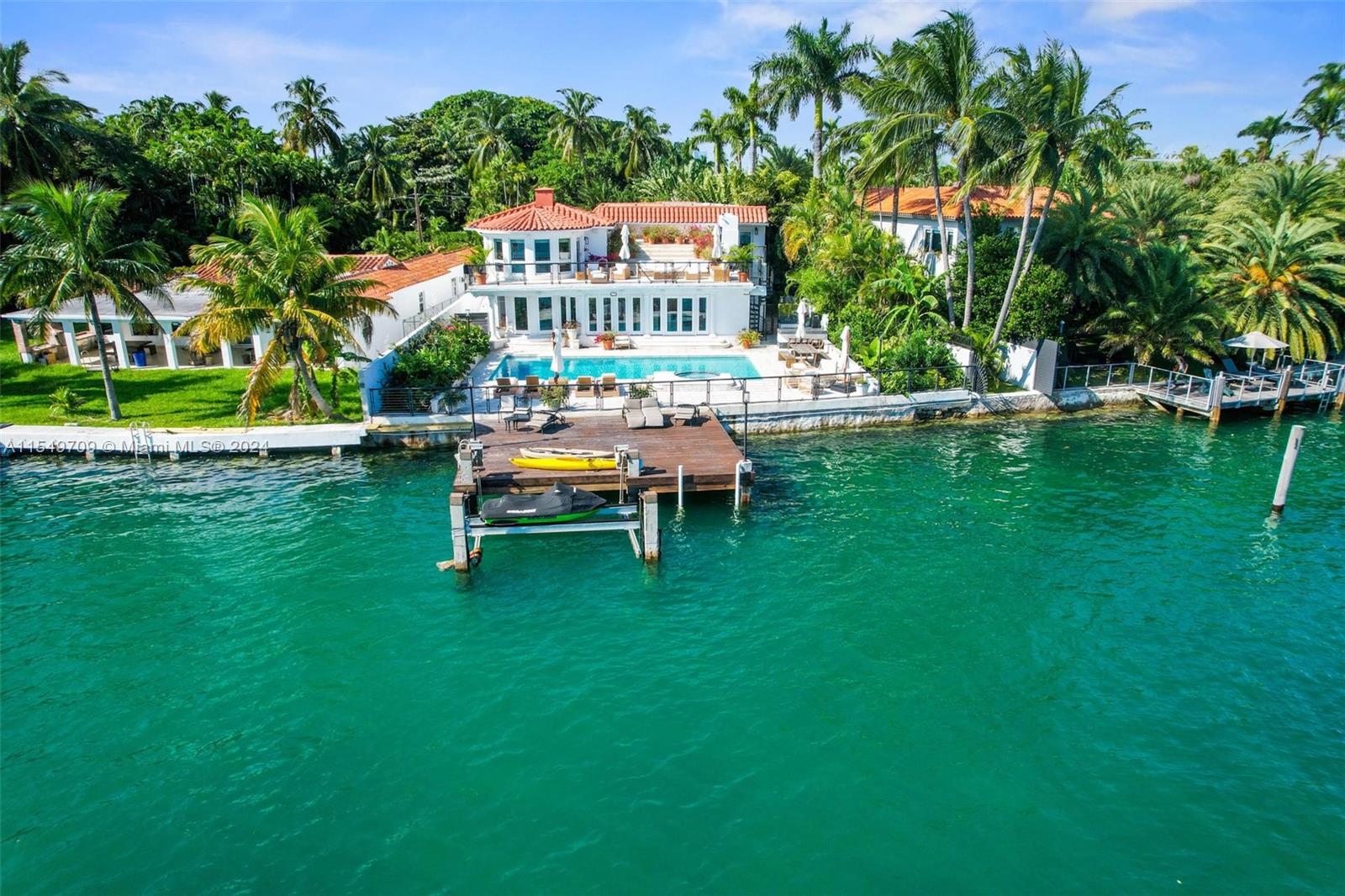 Rental Property at 2 S Hibiscus Dr, Miami Beach, Miami-Dade County, Florida - Bedrooms: 6 
Bathrooms: 5.5  - $54,000 MO.