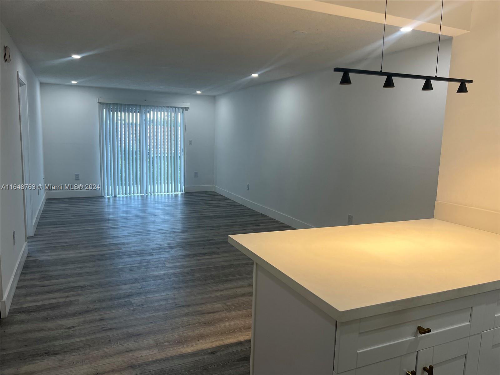 Updated 2BR/2BA balcony apartment with stainless steel appliances available for annual lease in Pembroke Park.
The unit comes with two parking spaces that are not assigned. Pets are welcome. The maximum pet weight is 50
lbs. There is a non-refundable one-time pet fee of $300 and a $20 pet rent per month. Water charge is $75 per
month. The apartment complex has a pool, common areas, and a fitness center. Rapid appr