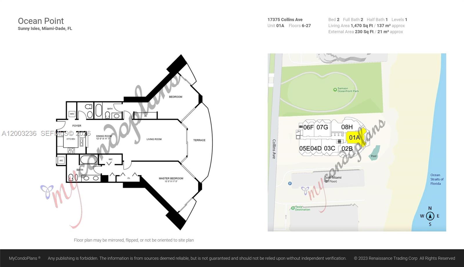 OCEAN POINT BEACH CLUB CO - Residential