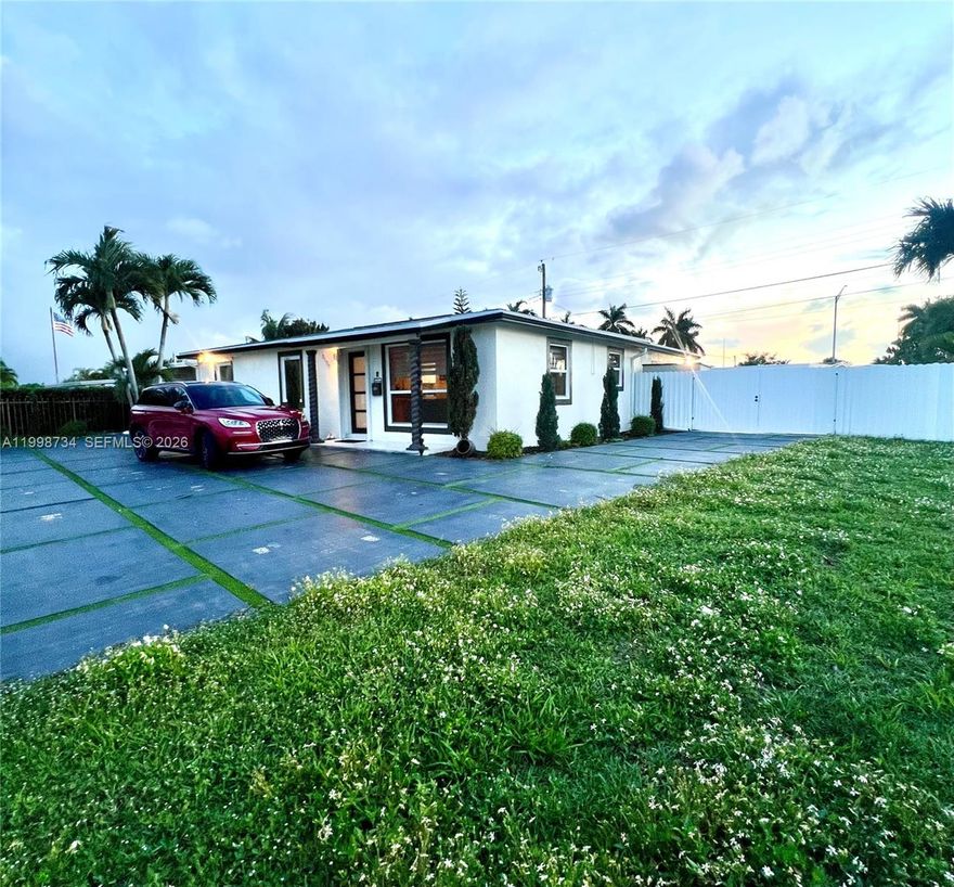 Beautiful Corner Lot Home with Pool & Upgrades Throughout!!! Excellent opportunity to own this well-maintained corner lot property featuring a functional layout and multiple upgrades designed for comfort and entertainment. This home offers a new roof (2019), impact windows and doors, and a modern driveway that complements the exterior design. Interior features include wood cabinetry and tastefully remodeled bathroom. Enjoy outdoor living with a covered wood terrace, perfect for gatherings, along with a fully equipped outdoor kitchen with cabinetry. The saltwater pool creates a private oasis ideal for relaxation and entertaining. Additional highlights include side space for boat or RV parking and ample outdoor areas. Prime location with easy access to major roads including Turnpike, SW 40 St (Bird Rd), and SW 56 St (Miller Dr), near Kendall regional Hospital (HCA Florida Kendall Hospital), shopping centers, restaurants, schools, and more. Move-in ready – ideal for homeowners seeking comfort, functionality, and great location