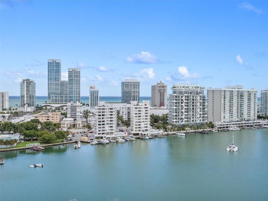Warm and Inspiring direct water views. Magnificent high floor with panoramic, intracoastal & bay views in the prestigious King Cole building! Floor to ceiling glass windows. spacious & luminous New hallways, balconies & docks. Luxury service, doorman & valet 24/7, olympic size heated pool, gym and marina. Maintenance includes all electric, water, internet (250MB) cable TV and one parking space using valet, 2nd car $75 a month. Waking distance to beach, restaurants, supermarkets and shops. Unit has impact windows and electrical shades. Unit is rented at $3,000 till Dec 2025 No Saturday Showings. No pets allowed Dock slip#10 (A11655971) available as well for Sale. $350,000 Dock # 10, a 50 x 15 ft