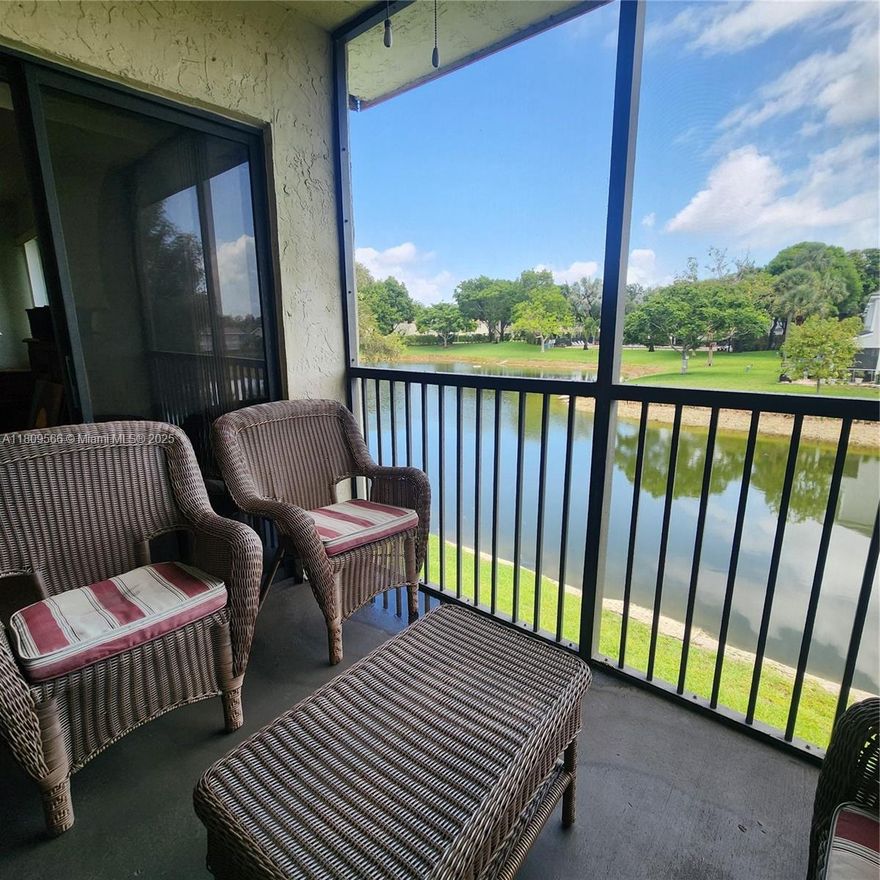 Discover this well-kept corner unit with no age restrictions! Enjoy the flexibility of a separate office with a private balcony, perfect for remote work. The open concept living and dining area flows effortlessly, ideal for both relaxing and entertaining. Each bedroom has a private balcony, providing peaceful spots to unwind. In-unit laundry adds everyday convenience. This quiet, well-maintained community features a clubhouse and is located close to shopping, dining, and major highways, everything you need is just minutes away. Come experience comfortable condo living in a well-kept community with unbeatable great value and location!