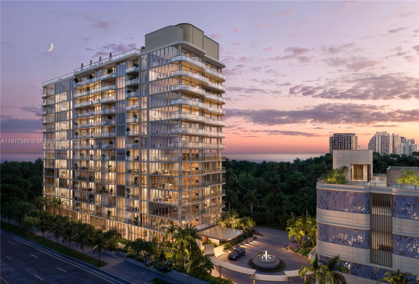 NEW CONSTRUCTION! Nestled between the Intracoastal Waterway, the Atlantic Ocean, and Hugh Taylor Birch State Park, Sereno rises as a masterpiece of boutique living and modern elegance in Fort Lauderdale. An all-glass, sculptural design flows seamlessly, with floor-to-ceiling windows dissolving the divide between nature and luxury. Unwind in your light-filled home or savor views on your private terrace. Sereno offers an elevated lifestyle and beauty at every glance. Offering elevated resort-inspired amenities including a rooftop pool, cold plunge, infrared sauna, state-of-the-art fitness center, Rooftop pickleball court, family lounge, and more. This is your opportunity to embrace effortless coastal living with dedicated beach services and exclusive access to the Bonnet House.