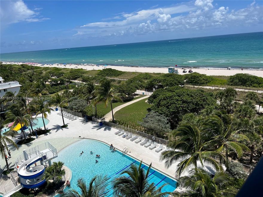 Stunning unobstructed ocean view! Beautiful 2 bed / 2 bath apartment in the heart of Surfside, one of the most desirable zip codes in Miami. Walking distance to Bal Harbour Shops, top restaurants, grocery stores, and places of worship. Zoned for A-rated elementary and middle schools. Enjoy full beach service with umbrellas and chairs for Surfside residents. The unit features in-unit washer/dryer and breathtaking views from every room. Live the ultimate beachfront lifestyle!