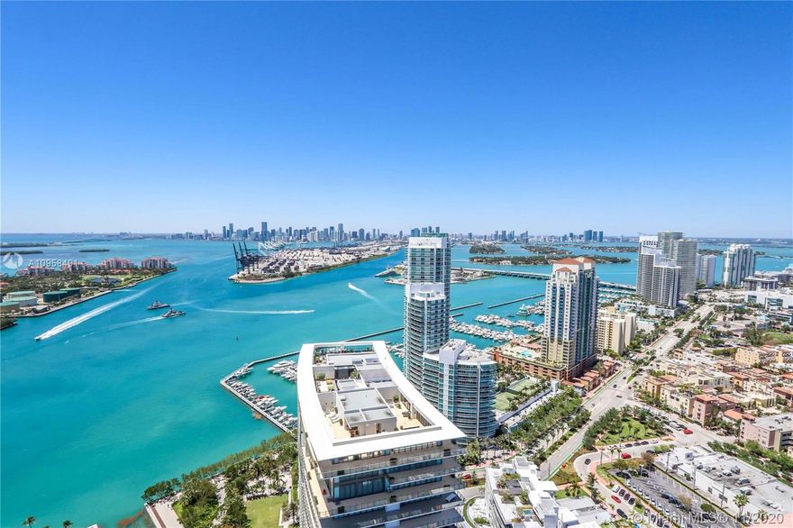 Stunning 270 degree ocean, intracoastal & downtown views from this extra spacious 2,550 square foot 3 bedroom corner apartment in the sky. This exceptional 37th floor unit has been gutted and completely renovated, featuring beautiful 18" marble floors throughout. Soffits and electronic blinds have been added, rain showers, Duravit and Toto bath fixtures are installed throughout the home. A Crestron home automation system controls the blinds, climate, TV and surround audio. Access 2 large balconies from the living room, kitchen or master bedroom to enjoy the sensational views from outside. Included in the sale are one assigned parking space on P2, free additional valet parking plus a dedicated storage unit. All special assessments balances have been paid off in full for this unit!!!