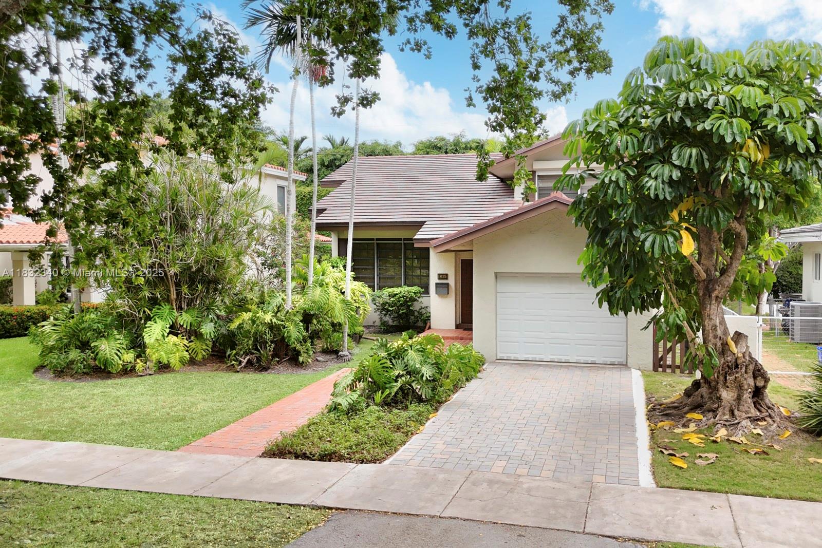 Hard to find 4-bedroom 3-bathroom 2-story house built in the late 70's with wood vaulted ceilings on a great street in the heart of Coral Gables steps from the University of Miami. Flat tile roof, newer driveway pavers, rolladen shutters for all windows and doors, hurricane impact garage door, and more! Fabulous "walk-to-everything" central location. Original owner has lovingly cared for and maintained the home. Flood zone "X" (no flood insurance required) on high dry land. HURRY!