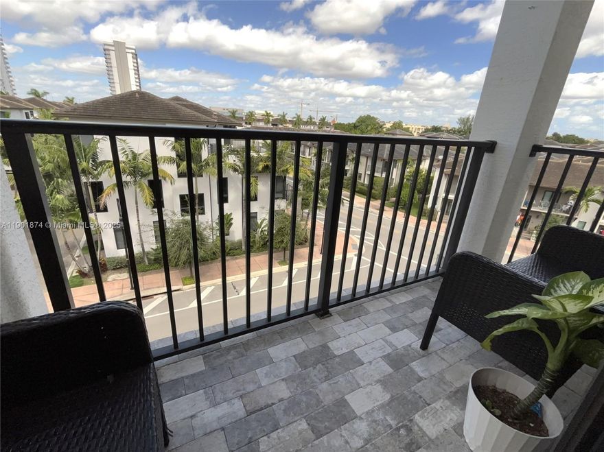 This beautiful 2 bedroom, 2 bathroom condo is in the much desired Urbana community built by Lennar in 2019.  Perfect for someone who wants to have a roommate or perhaps has a teenage/college age child - as the large second bedroom has a wet bar and refrigerator. Or perhaps you have an at home business and need more space to work. The bedrooms are separated by the living area, which allows for ultimate privacy. Located in the heart of the community, it is a quick walk to downtown Doral restaurants and entertainment, City Place, Publix and the waterfront promenade. The resort style pool, fitness facility, and clubhouse are unparalleled.  The unit comes with 1 assigned parking space, and plenty of guest parking. Come see you immaculate future home!