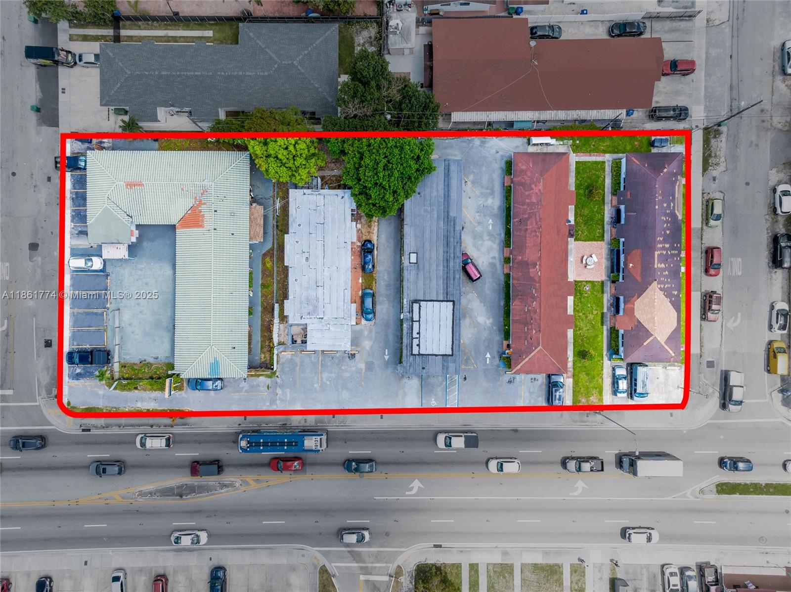 Hotel & Apartment Assemblage Covered Land Play w/ Excellent Redevelopment Potential, in Flagami. Flagami is a central Miami working & bedroom & community that has great connectivity to surrounding neighborhoods such as Coral Gables, Little Havana, Fountainbleu & more; as well as populated by an endless list of thriving businesses and in proximity to major economic engines such as the airport and the soon-to-be-delivered 56 acre Mega Development Freedom Park. This is an ideal location for housing Miami’s active middle workforce, & residents will be motivated to live in this centric and thriving neighborhood . Site features a 16 unit Hotel building, a triplex, & three 5 unit building, all situated on 38,676 SF lot zoned T5-L w/parking is prime for developers as a covered-land opportunity.