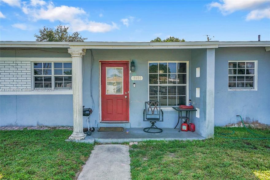 This property is perfect for someone looking for a clean slate. This 4-bedroom, 2-bathroom home features an open, flowing floor plan designed for modern living and effortless entertaining. With no HOA, you have the freedom to customize the home to your lifestyle. Ideally located just 2 miles from Hard Rock Stadium, with quick access to major highways, shopping, dining, and schools, this property perfectly blends comfort, convenience, and opportunity. All information is deemed reliable but not guaranteed