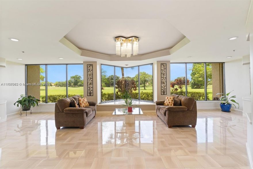 Stunning Penthouse with Garden Views!
This fabulous penthouse features breathtaking garden views from a screened balcony. Inside, the spacious master bedroom includes a Roman tub for relaxation. Enjoy a formal dining room, breakfast area, and a secure, manned-gated building. The unit offers an in-unit washer and dryer and plenty of kitchen storage. Conveniently located near shops, dining, and airports, it combines tranquility with accessibility. Building Requirements: 20% down, proof of minimum $55k+ yearly income, 700+ credit score, one occupant 55+, no pets, rentals allowed after 1 year. Maintenance Includes: Water, basic cable, gym, tennis courts, and more.