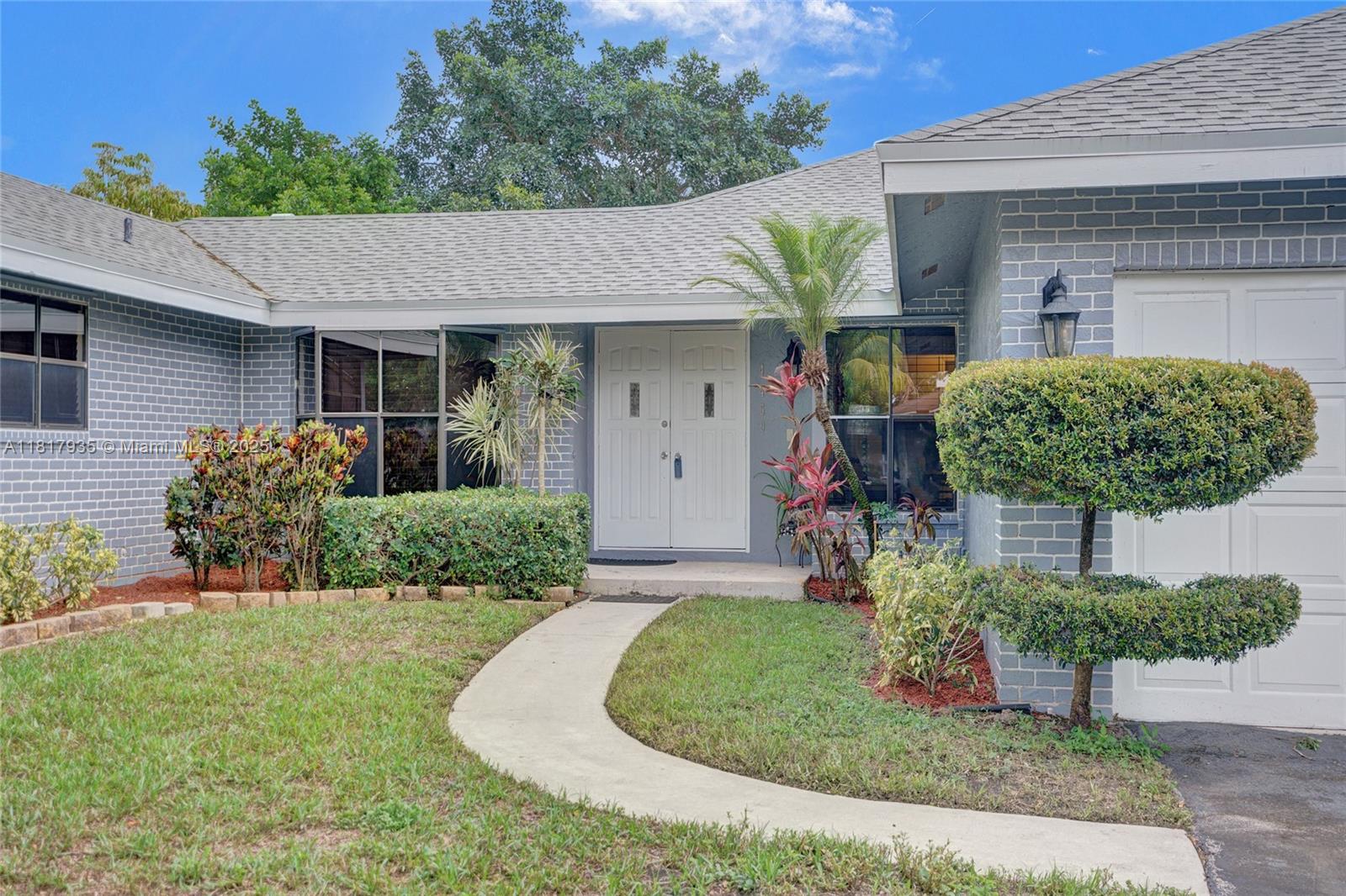 Property for Sale at 4459 Nw 113th Ln, Coral Springs, Broward County, Florida - Bedrooms: 4 
Bathrooms: 2  - $575,000