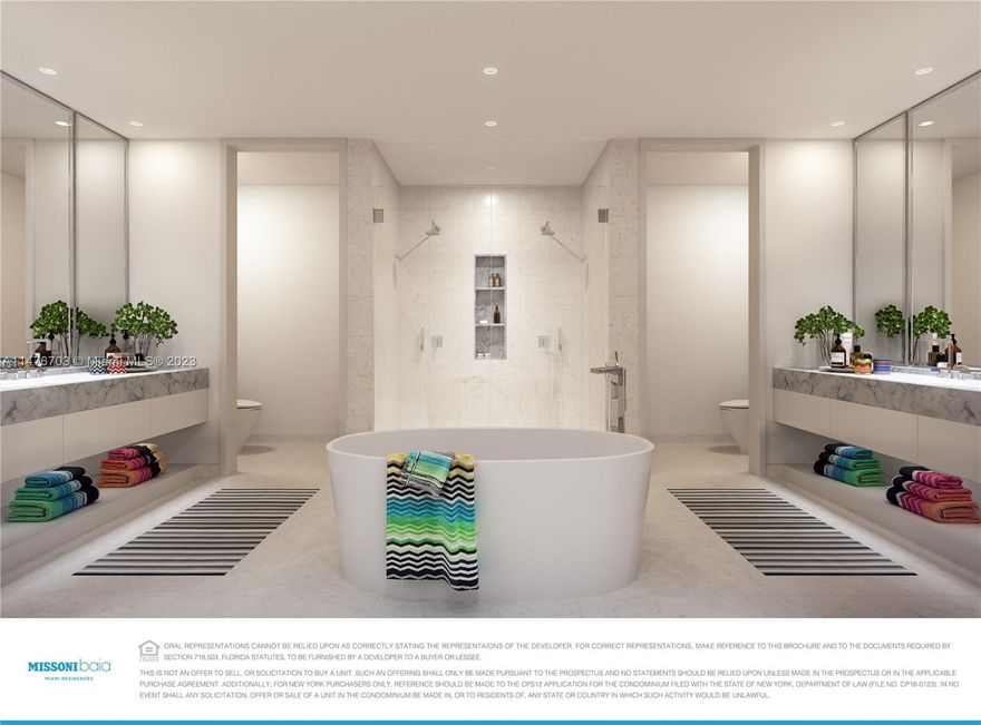 Developer unit. Enjoy amazing Bay views from this 2 Bed + Den + 3.5 Baths unit with east exposure 2464 sqft 471 sqft terrace