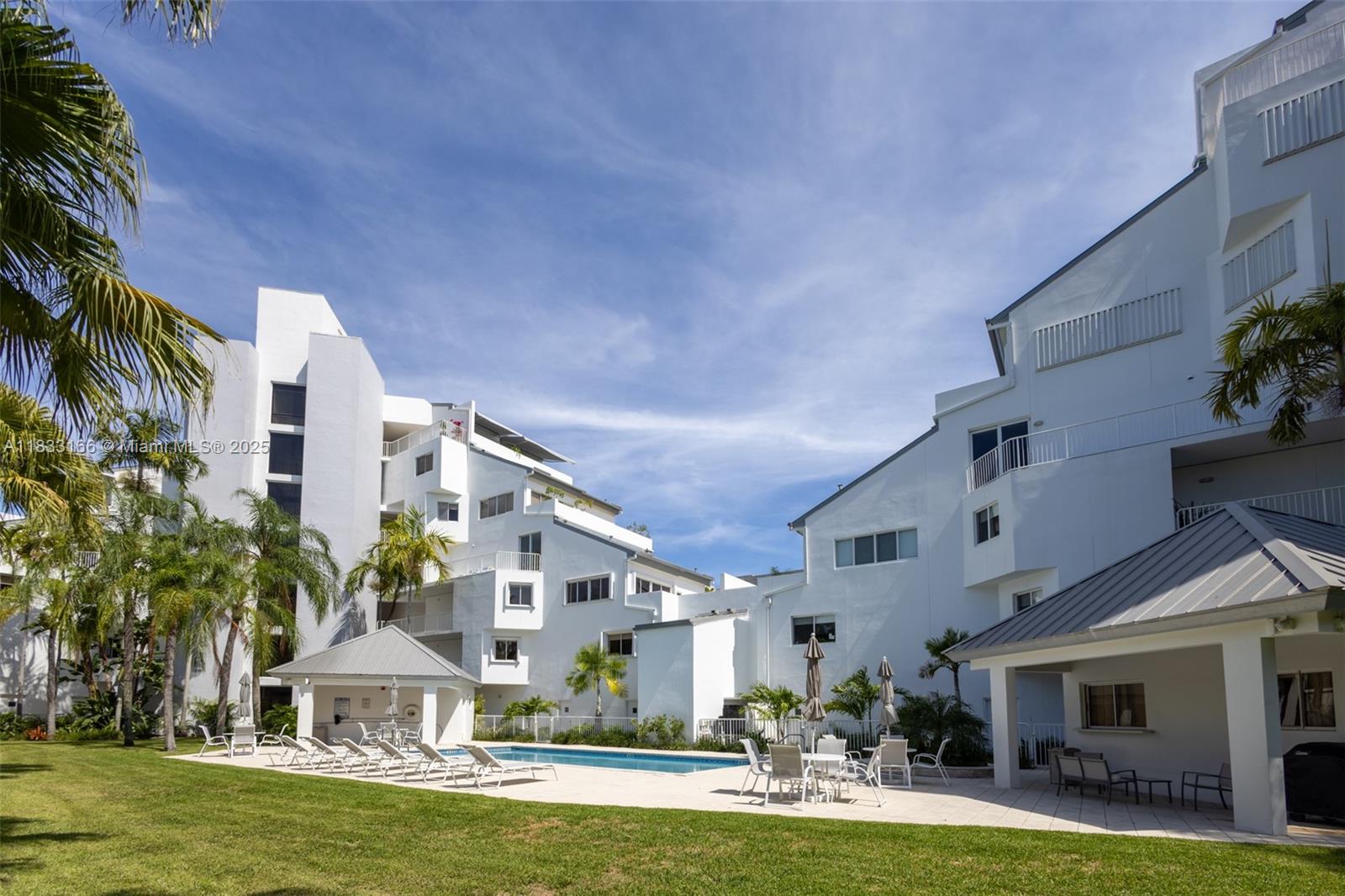 Beautifully remodeled corner unit! 3BR/2BA + den in the heart of Key Biscayne. Located in a quiet, boutique building, this bright and spacious residence features a large balcony with serene garden and pool views, custom Elfa shelving in closets and garage, and two parking spaces—one private enclosed garage and one unassigned outdoor spot. The building has recently completed its 40-year recertification with major upgrades including new impact windows, fully renovated exterior walls, new balconies and railings, waterproofing, and a redesigned garden and pool area. Turn-key and move-in ready, this is island living at its best.