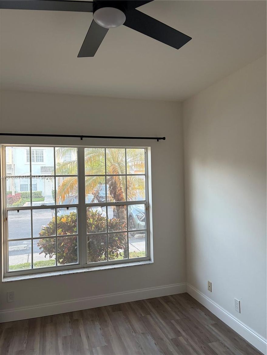 Beautiful townhome in the heart of Weston and close to highways. EXCELENT LOCATION!!! Two master bedrooms, each with en-suite bathrooms, and a 1/2 bathroom downstairs. Upgraded kitchen and new floors. Back patio and a garden!! One parking space assigned and lots of visitor parking, you can have a second parking spot!  Residents enjoy access to Bonaventure Town Center with a membership, with  two pools, a gym, tennis pickleball, and more. No HOA approval required, can move right away! Easy to show on lockbox.