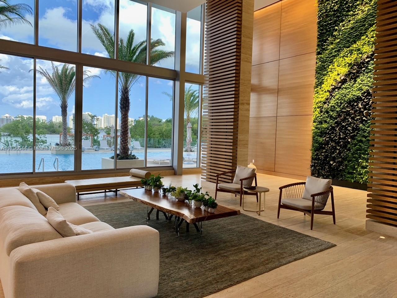 Magnificent and breathtaking ocean views. Unit is facing the bay an Intracoastal. 2 bedrooms, 2 bath condo with private foyer and a Den. Open kitchen layout with state-of-the-art appliances. Enjoy resort style living with 24-hour concierge, valet, security, dry cleaning, car wash and pet grooming. Stay active with fitness center, yoga studio, spa, sauna, steam room and waterfront walking trail. Outdoor includes a pool, boat dock, paddle board, kayak, tennis, soccer, basketball and racquetball. Minutes from Aventura Mall and top beaches and dinning. Easy to show!