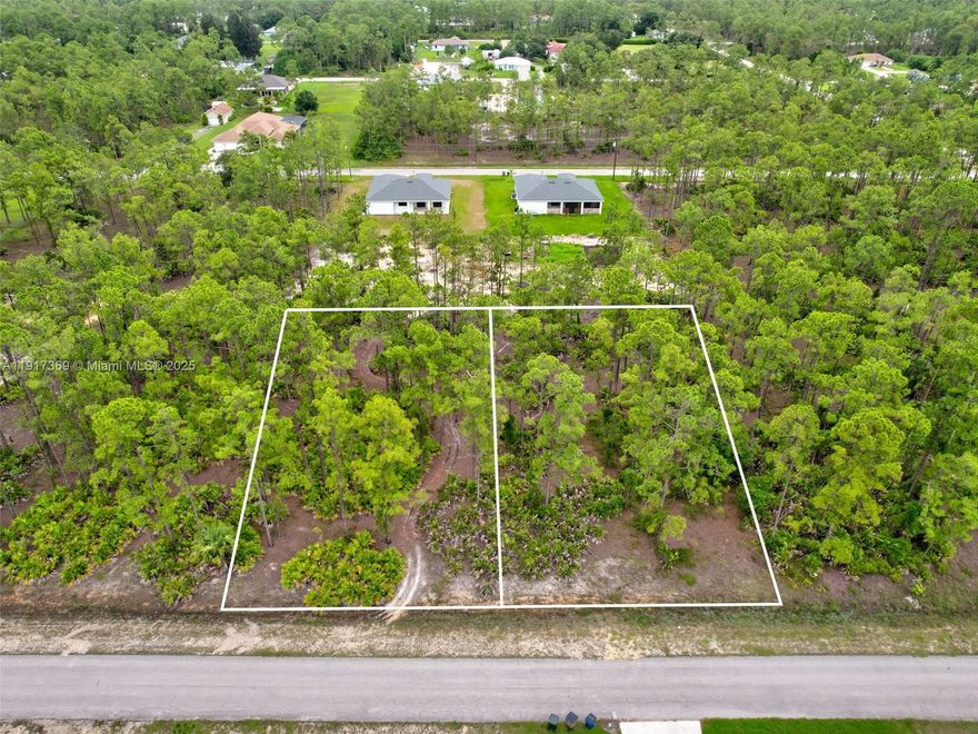 Discover the potential of this expansive 1-acre vacant lot, perfectly situated with two residential lots in a prime location in Lehigh Acres. Zoned RS-1/ Single family residential. These vacant lots offer a unique opportunity for development, whether you're looking to build your dream home or invest in a lucrative residential project. Surrounded by natural beauty and located in a desirable neighborhood, this blank canvas awaits your vision.