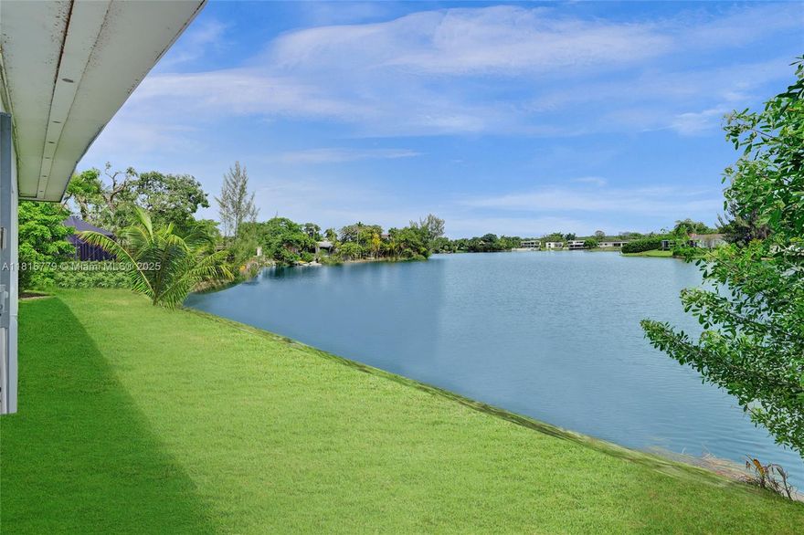 Exceptional opportunity in prestigious Sky Lake! This 4-bed, 3-bath waterfront residence offers endless potential—renovate the existing layout to suit your vision or capitalize on approved architectural plans for a full upscale transformation. Plans feature increased square footage, raised ceilings, added bedrooms, enhanced storage, and a resort-style pool with deck. Enjoy direct lake access for kayaking or swimming from your private backyard. With only 63 homes, this exclusive enclave offers privacy and prime location near Aventura, top schools, dining, and major highways.