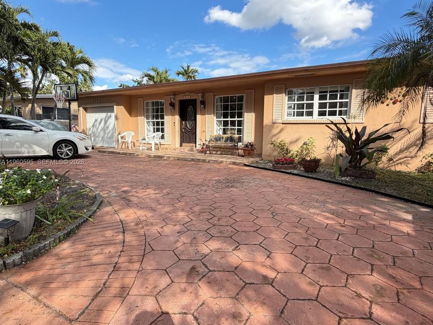 Centrally located home featuring a new roof, new plumbing, and new A/C. Spacious backyard with a covered terrace and shed. This 3-bedroom, 2-bath home includes a 1/1 in-law quarter.