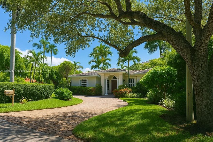 Welcome to your private retreat in prestigious Key Biscayne! This spacious corner residence offers 4 bedrooms and 3 baths including a separate 1/1 in-law quarters ideal for extended family, or a private home office. The main home's functional layout features 3 beds/ 2 baths, generous living areas, and a tranquil ambiance. The kitchen includes stainless steel appliances and a formal dining room. A major upgrade providing peace of mind and long-term value was completed in 2024 with a new roof. Situated on a lush, tree-lined street, the property offers serene outdoor living with room for a pool. Enjoy the exclusive island lifestyle with access to top-rated schools, beaches, parks, marinas, and dining just minutes away. Ideal for buyers ready to make it their own in a prime neighborhood.