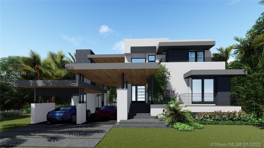 Enjoy Island living with a New single family home under construction, scheduled for completion in the fall of 2020. Beautiful modern finishes will leave you breathless for this contemporary, spacious 5 bedroom, 5.5 bath home located within a quiet residential street steps away from top schools, parks, and commercial centers in Key Biscayne. The open floor plan defines luxurious Key living at its best, with a modern open Italian kitchen including top of the Line Subzero & Wolf appliances, a swimming pool with patio, covered terrace with outdoor summer kitchen and BBQ, impact windows and doors, and large carport. Options available to select your finishes and colors with the developer. Don’t miss out on this opportunity, act now by calling for additional information.