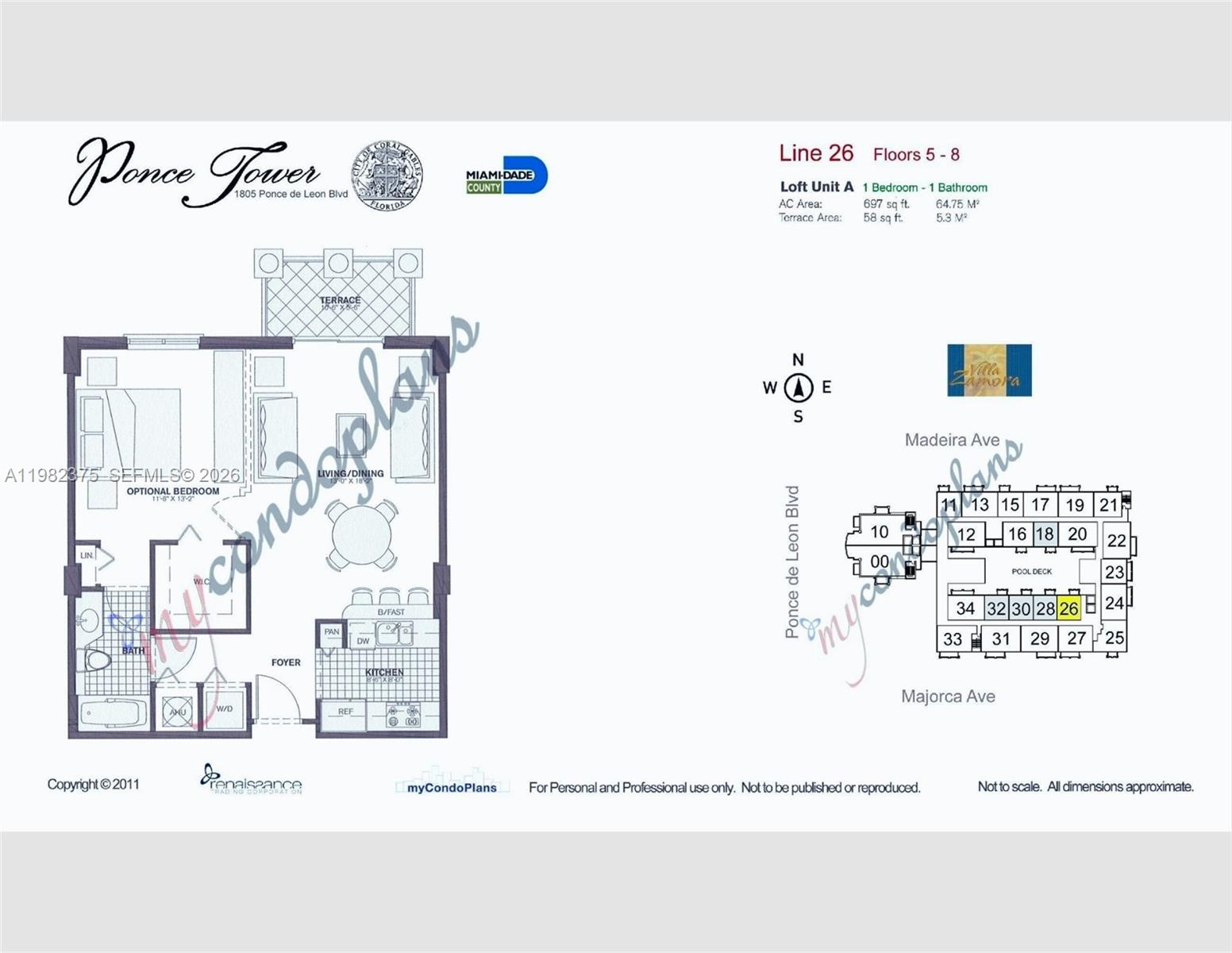 THE PONCE TOWER CONDO - Residential Lease