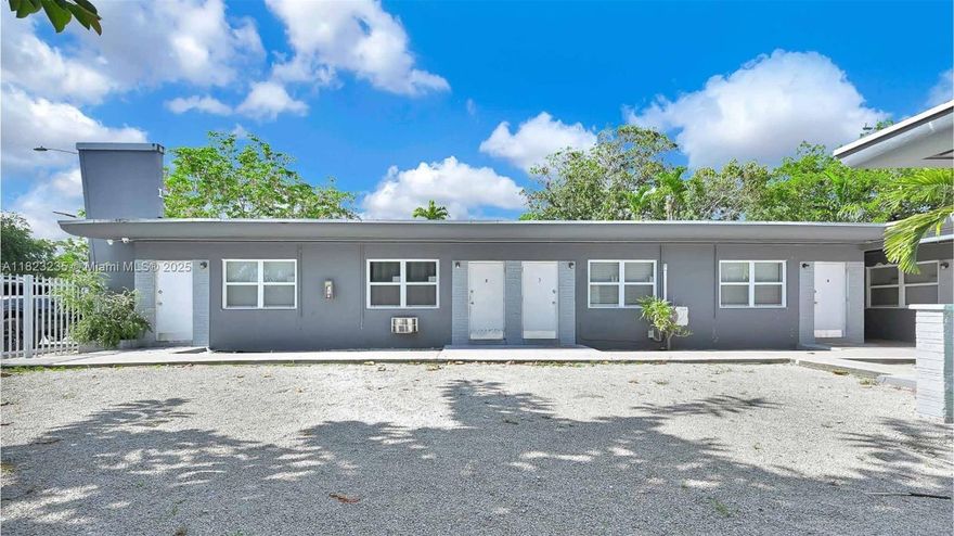 This fully renovated 17-unit multifamily property is located in Miami’s thriving Little River submarket
and presents a prime investment opportunity.
All the units have undergone extensive upgrades, including new roofs, hurricane-impact
windows/doors, modern electrical systems, and fully remodeled kitchens and bathrooms. Making
the property turn-key and minimizing maintenance costs. 

The property has ample parking.The property generates a net operating income of $198,000, and yields a capitalization rate of 6.08%
the asking price. Its strong financial performance and prime Buena Vista location present an opportunity for investors seeking stable returns in a rapidly appreciating area.