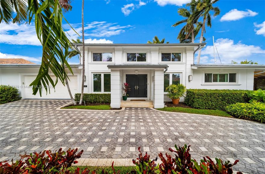 PERFECT HOME- PERFECT LOCATION in the prestigious, gated Harbor Beach. This new modern gem with aan and new roof checks all the boxes for the buyer that wants to just move in & immediately enjoy the sophisticated Florida waterfront lifestyle. This light, bright & spotlessly maintained residence features 4 Bedrooms/4 baths, one of them converted as an office, large rooms sizes, a custom European-inspired gourmet kitchen, marble flooring, all hurricane impact windows & doors, a new roof & the list goes on! The current residence is situated on an oversized deep water lot with a newly installed seawall cap & 95' concrete dock for your yacht.